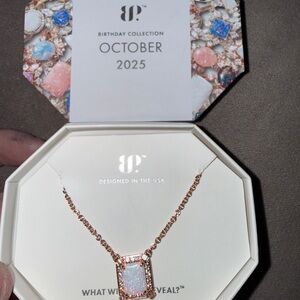 Birthday Collection Opal Necklace by Bomb Party